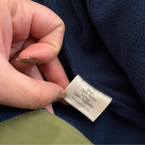 Hanna Andersson Outdoor Green & Brown Fleece Lined Vest - Picture 3 of 6